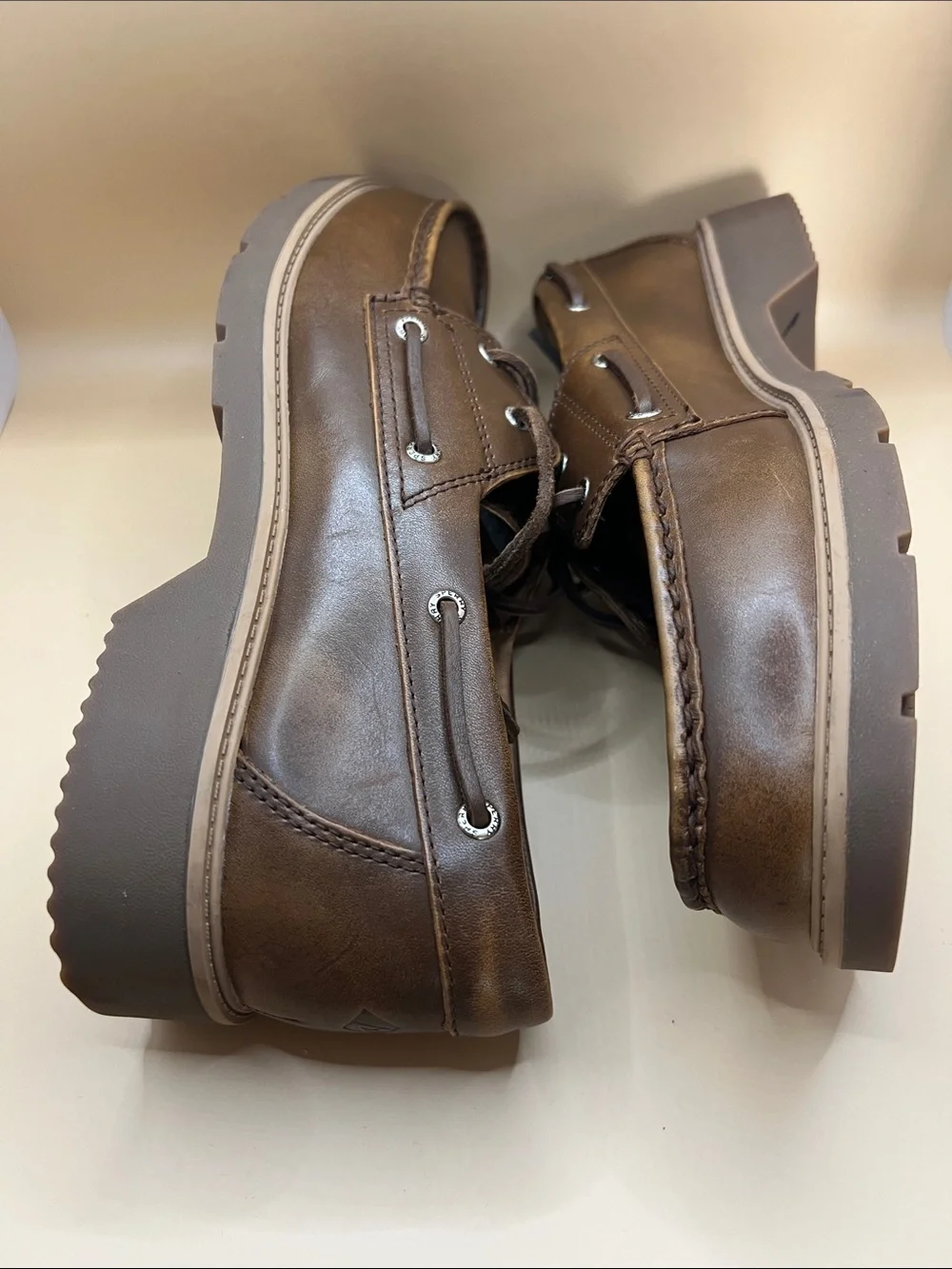 Sperry Brown Leather Two-Eye Boat Shoes